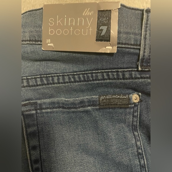 NWT 7 For All Mankind The Skinny Bootcut Jeans - Picture 7 of 9